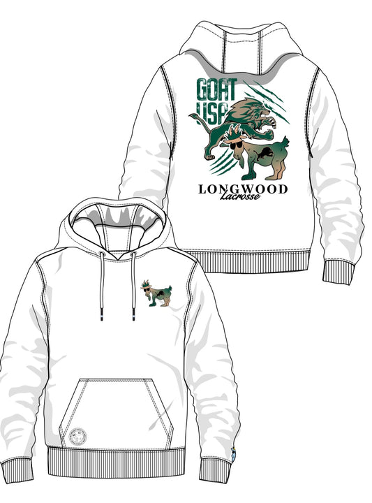 WHITE GOAT HOODIE